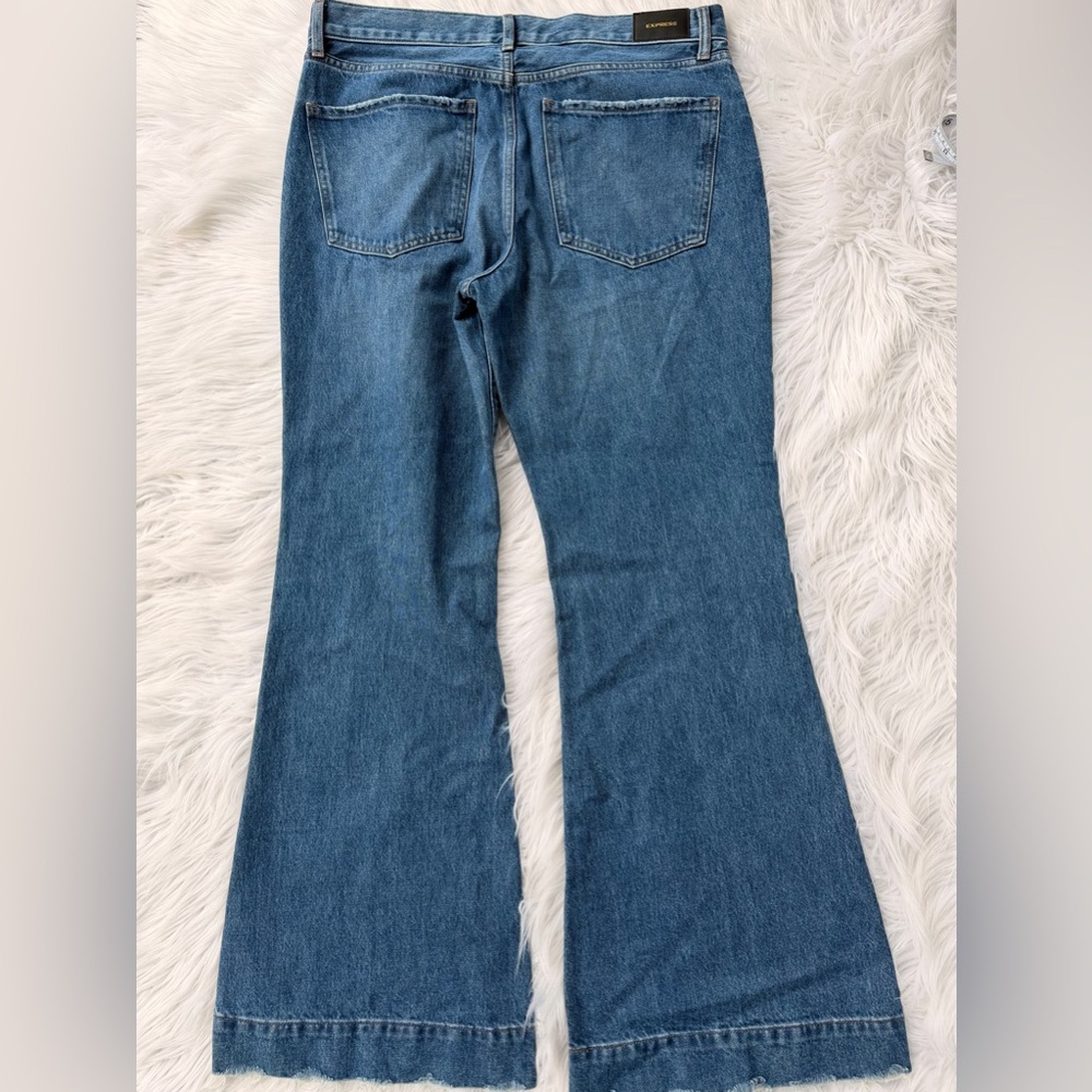 Express 70s Flare Mid Rise Jeans NWT—FREE SHIPPING - Picture 8 of 11